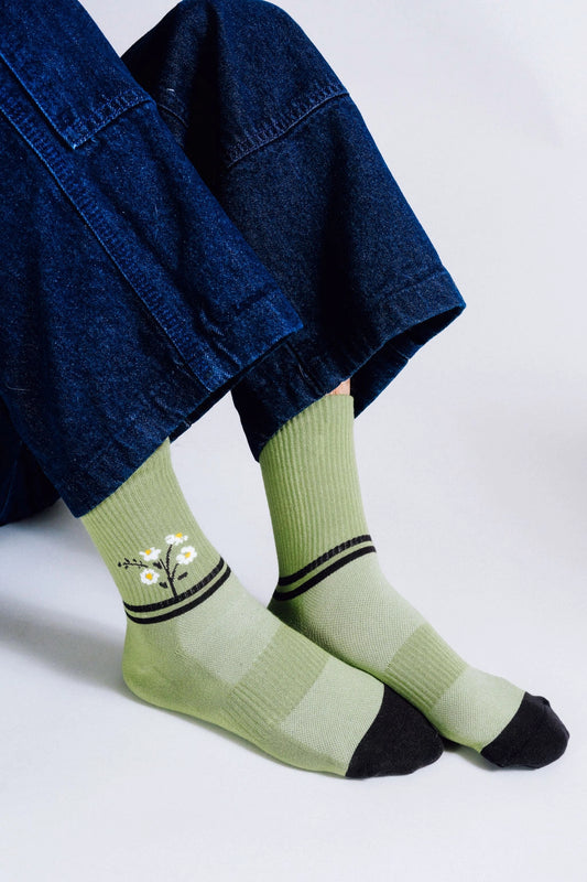 Men's Daisy Crew Socks