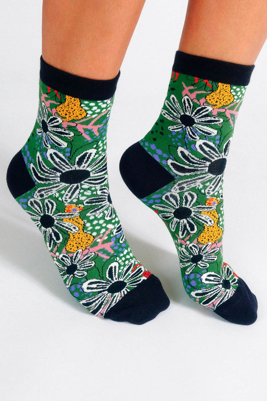 Forest Ankle Socks by Mรผr by Ayca