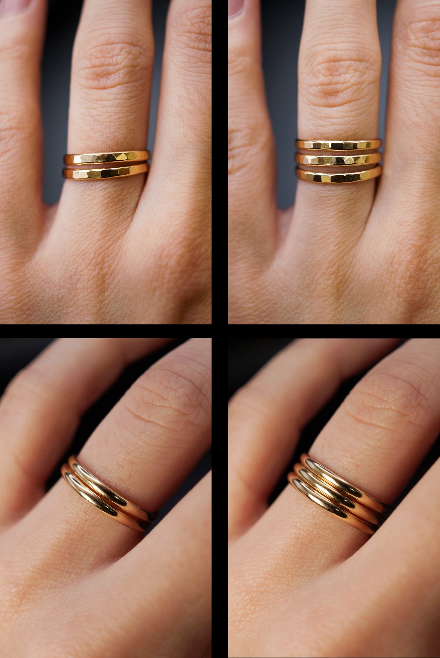 Extra Thick Ring, Solid 14K Gold