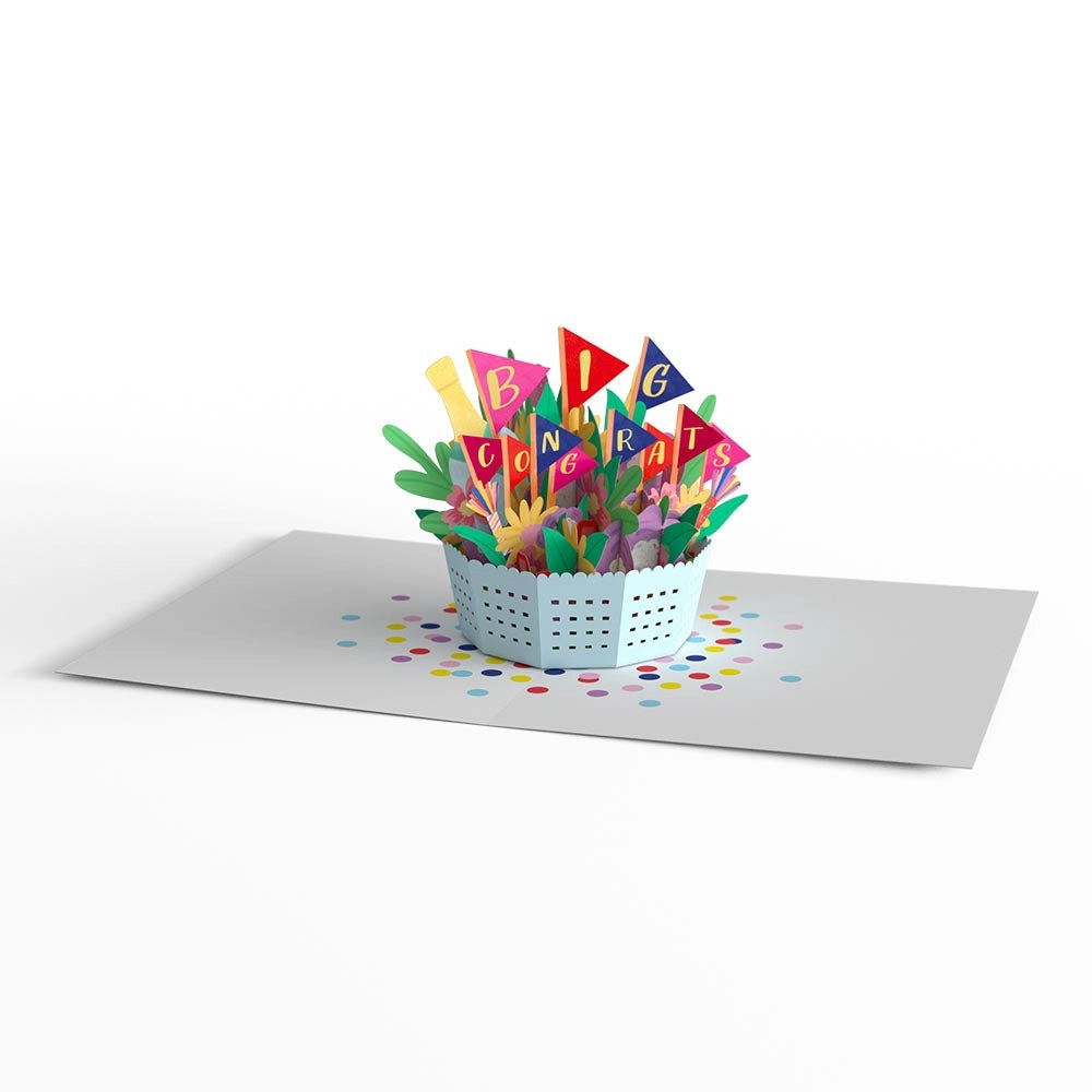 Big Congrats Pop Up Card