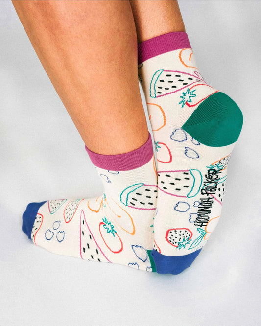 Favorite Fruits by Hannah Packer Socks