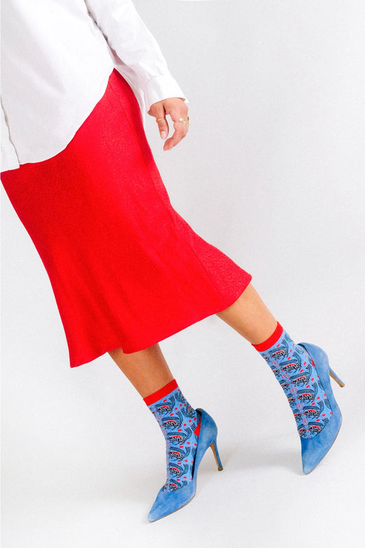 Horses Ankle Socks by MĂźr by Ayca