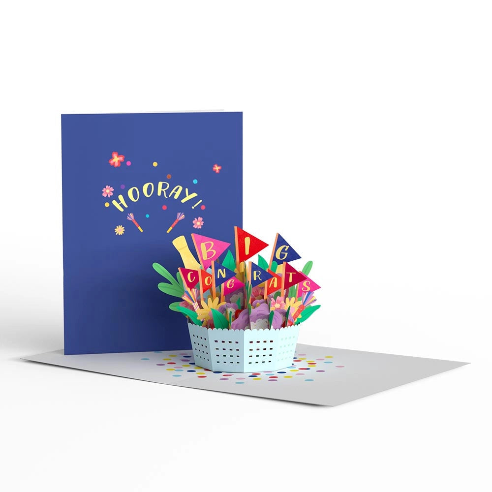 Big Congrats Pop Up Card