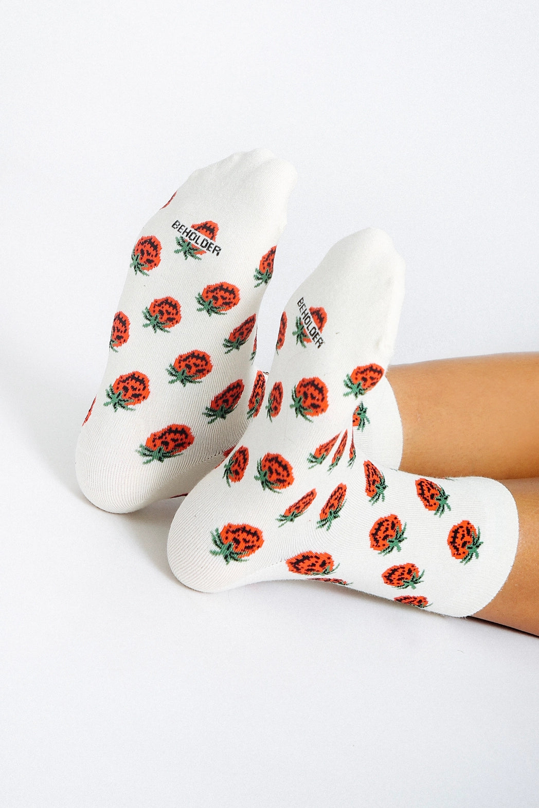 Berry Ankle Socks by Beholder