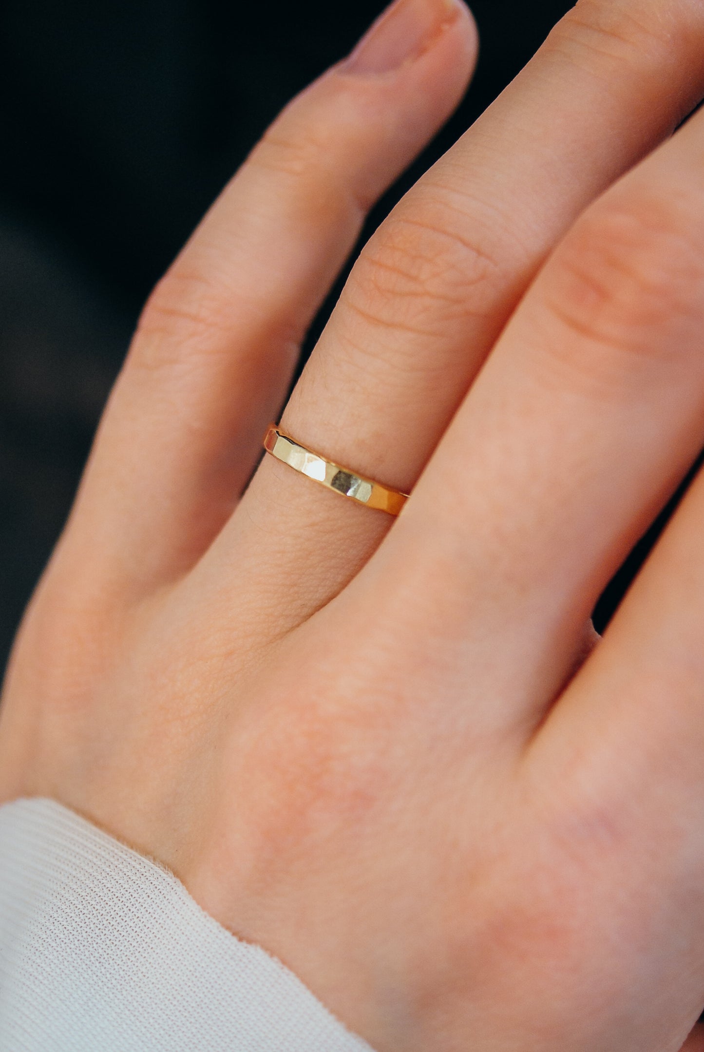 Extra Thick Ring, Solid 14K Gold