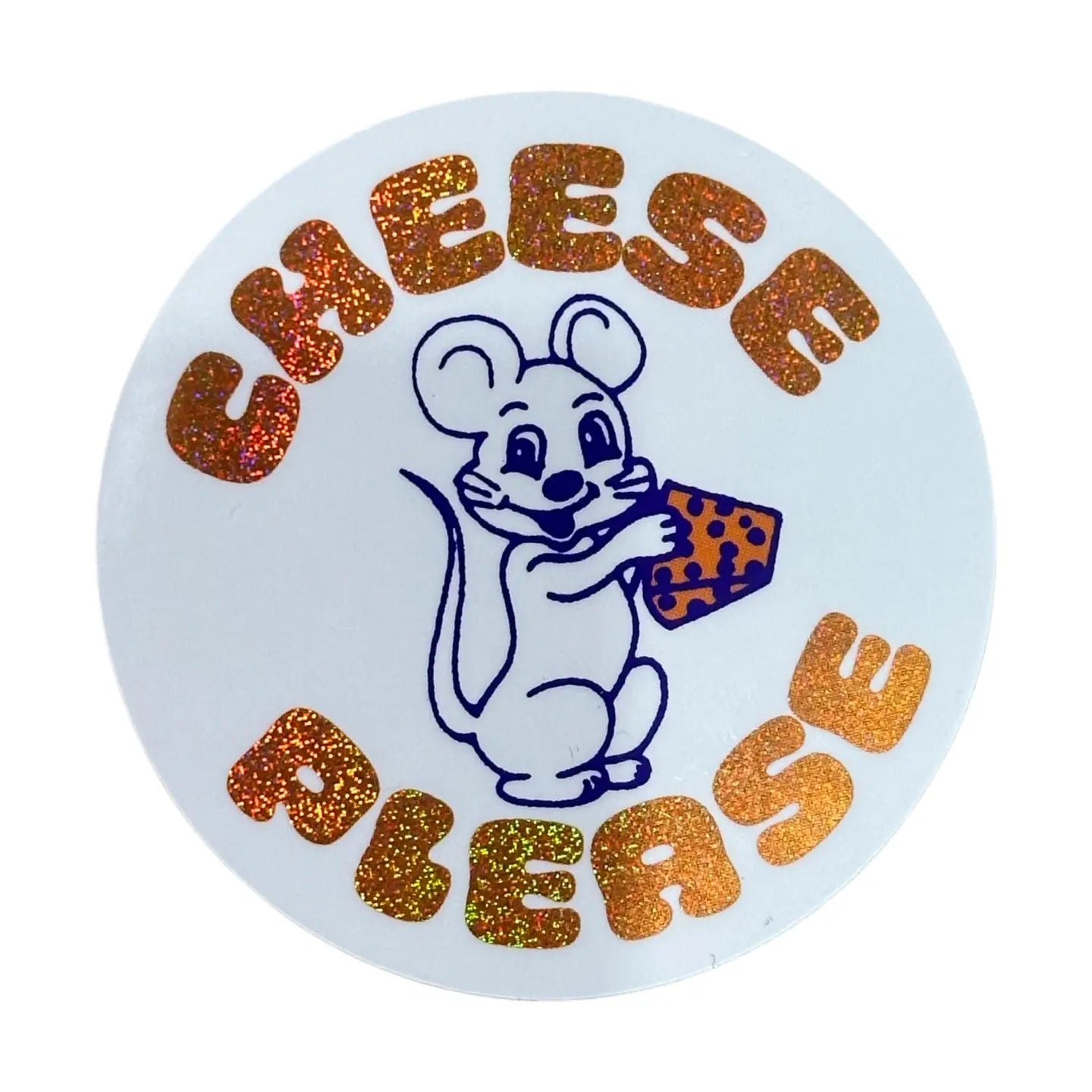 Cheese Please Vinyl Stickers