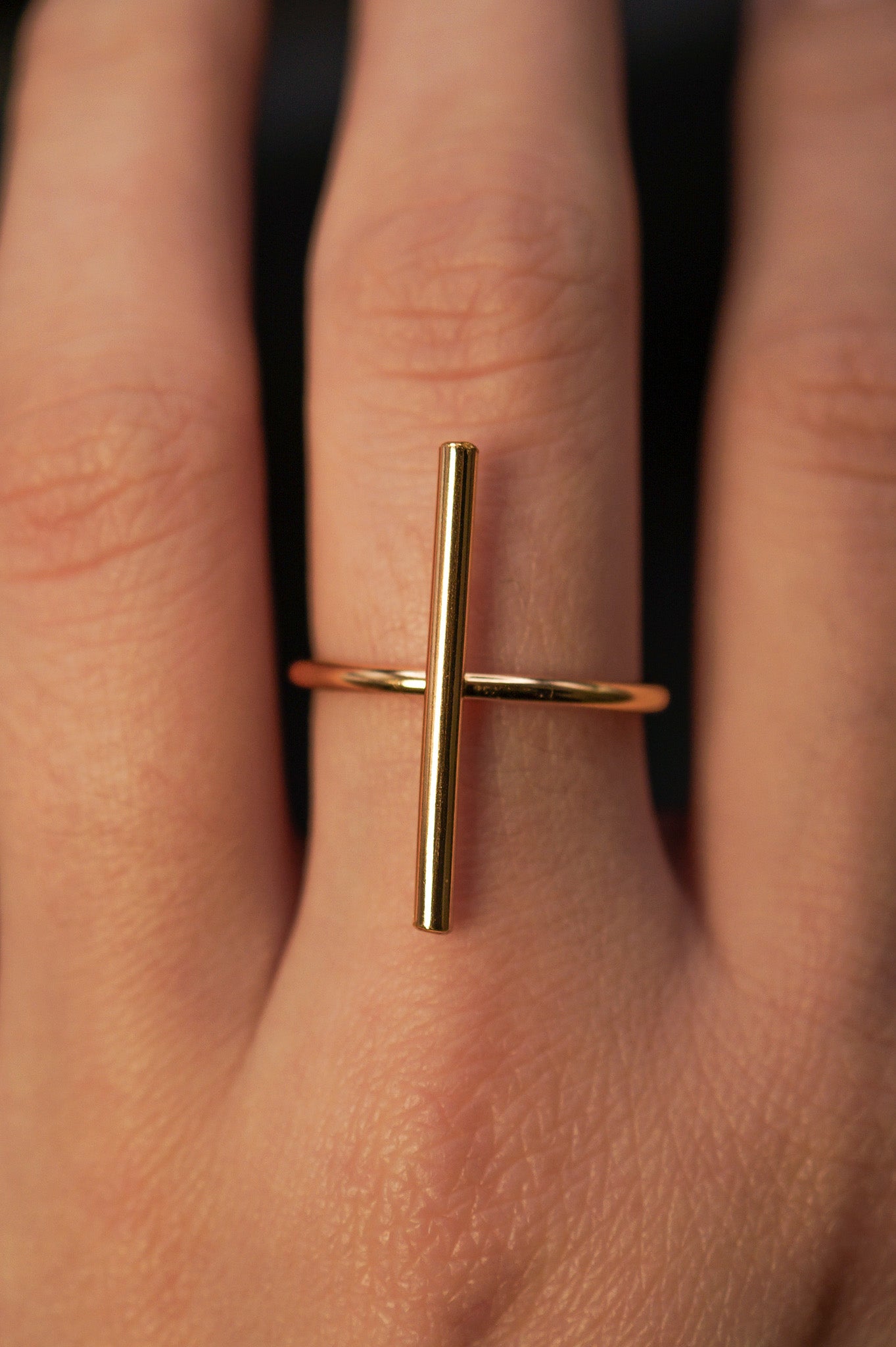 Bar Ring, 14K Gold Fill