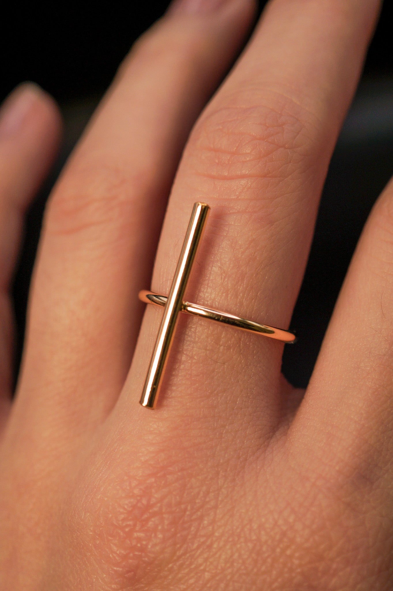 Bar Ring, 14K Gold Fill