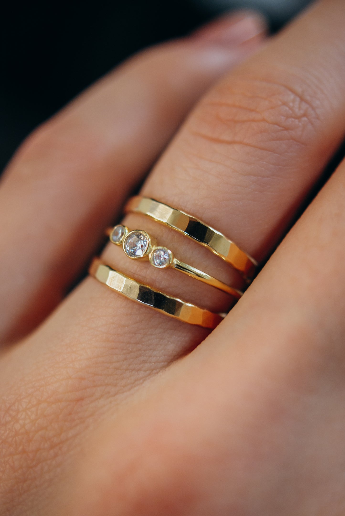 Extra Thick Ring, Solid 14K Gold
