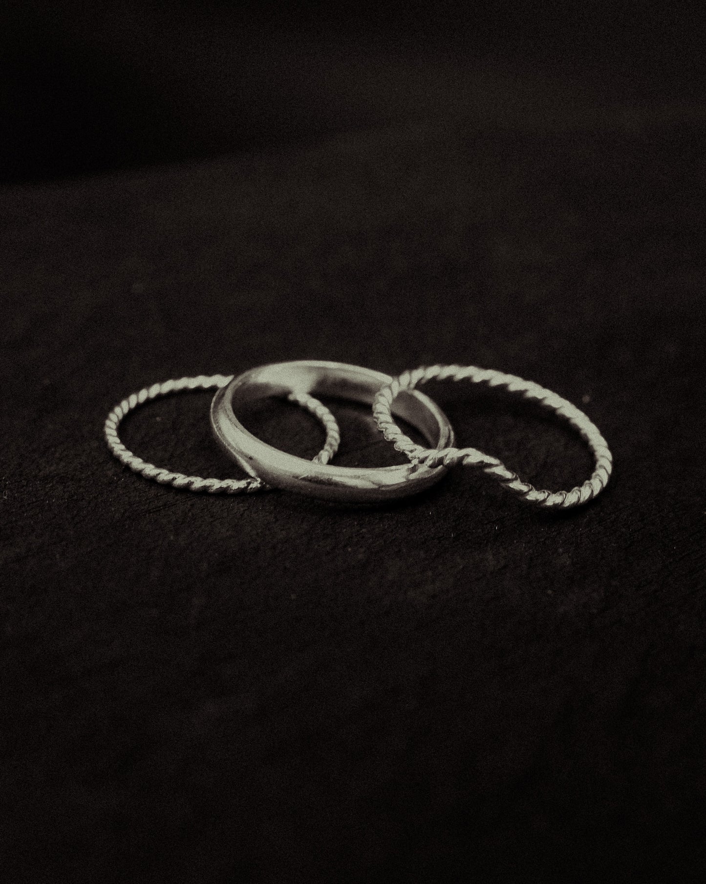 Twist Teardrop Ring, 14K Rose Gold Fill