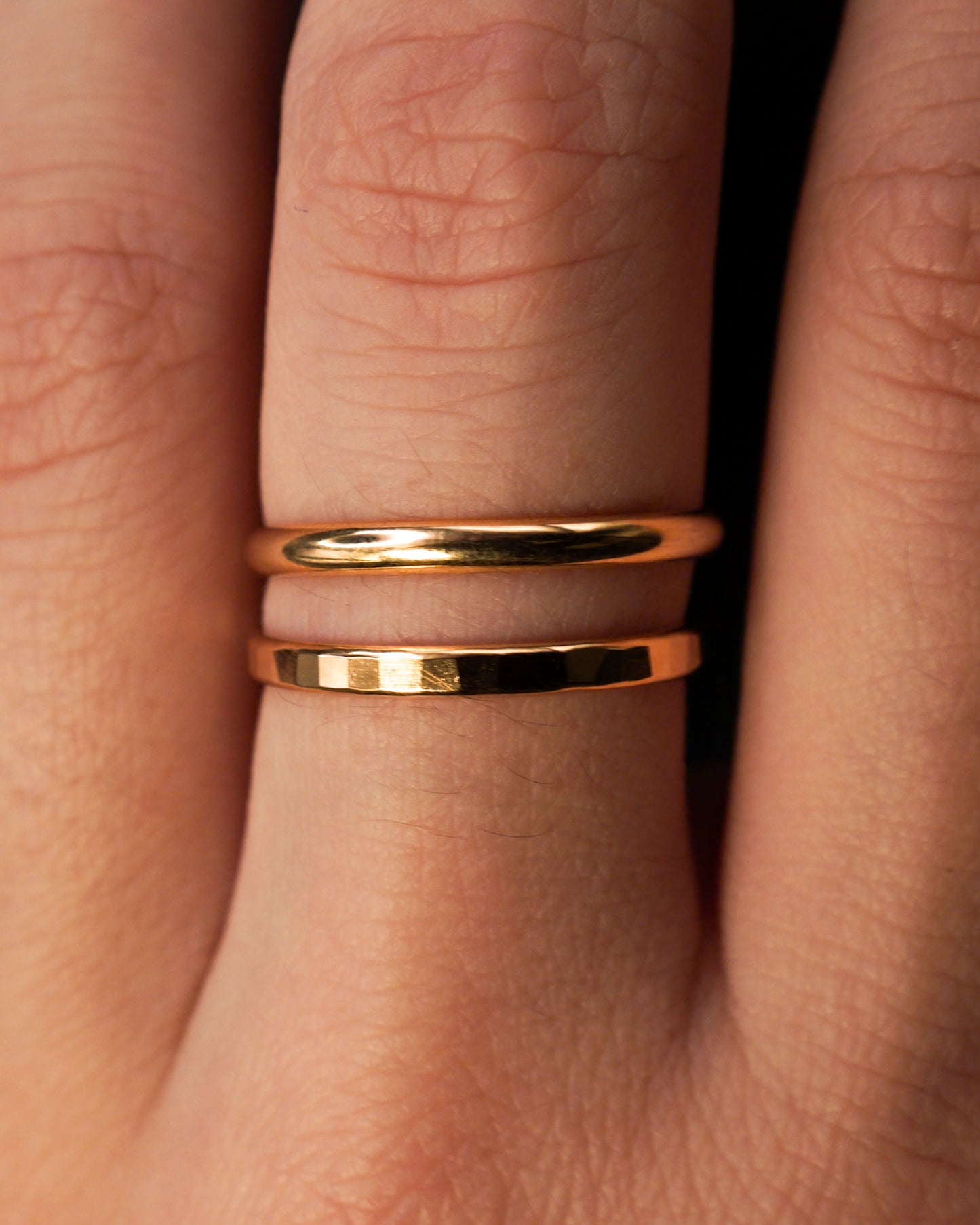 Extra Thick Ring, Solid 14K Gold