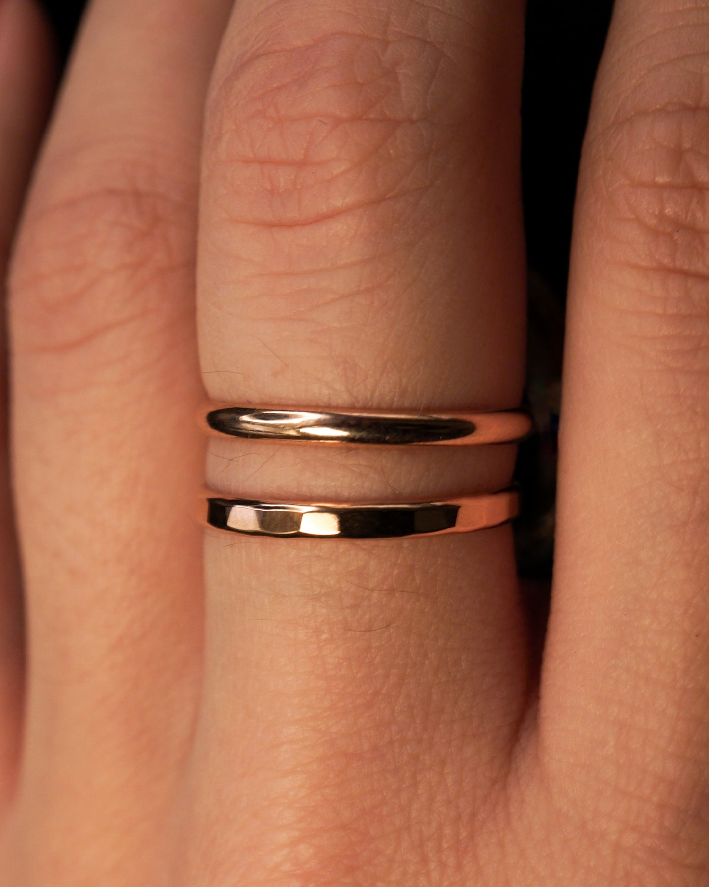 Extra Thick Ring, 14K Rose Gold Fill