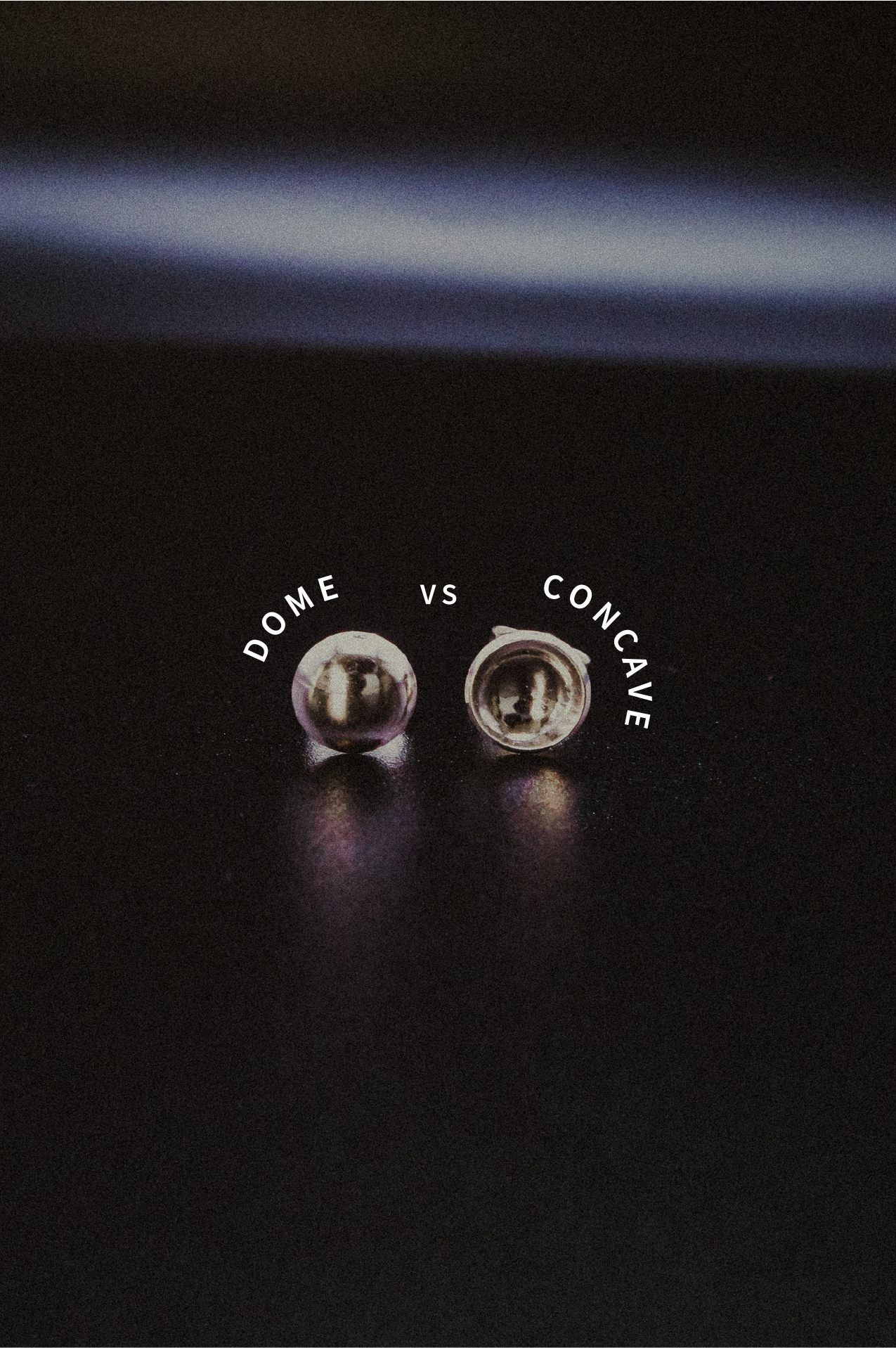 Dome Stud Earrings, Gold Fill, Rose Gold Fill or Sterling Silver