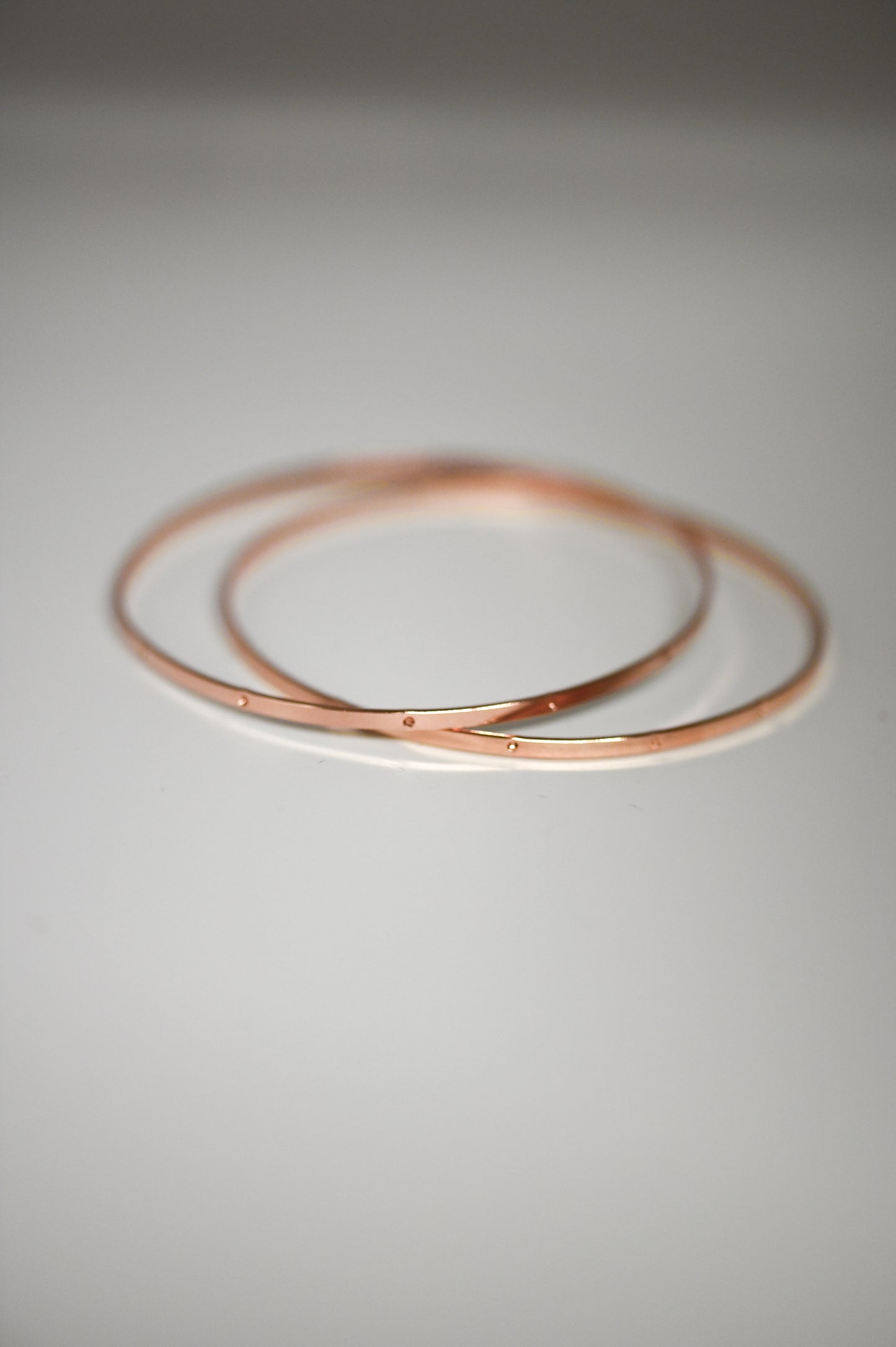 Dot Bangle Bracelet, Gold Fill, Rose Gold Fill or Sterling Silver