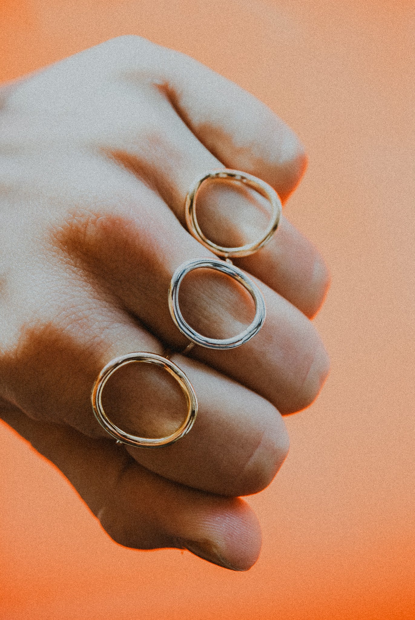 Full Circle Ring, 14K Rose Gold Fill