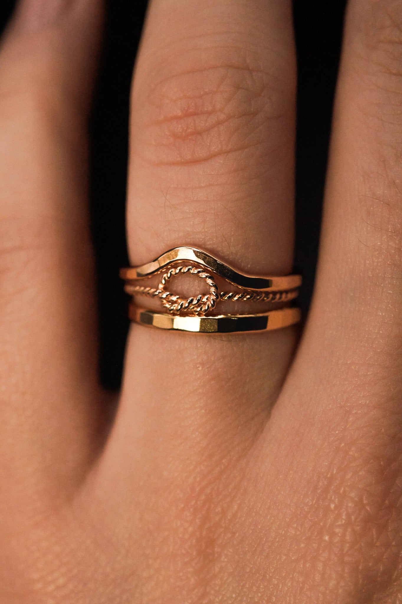 Teardrop Ring, 14K Gold Fill