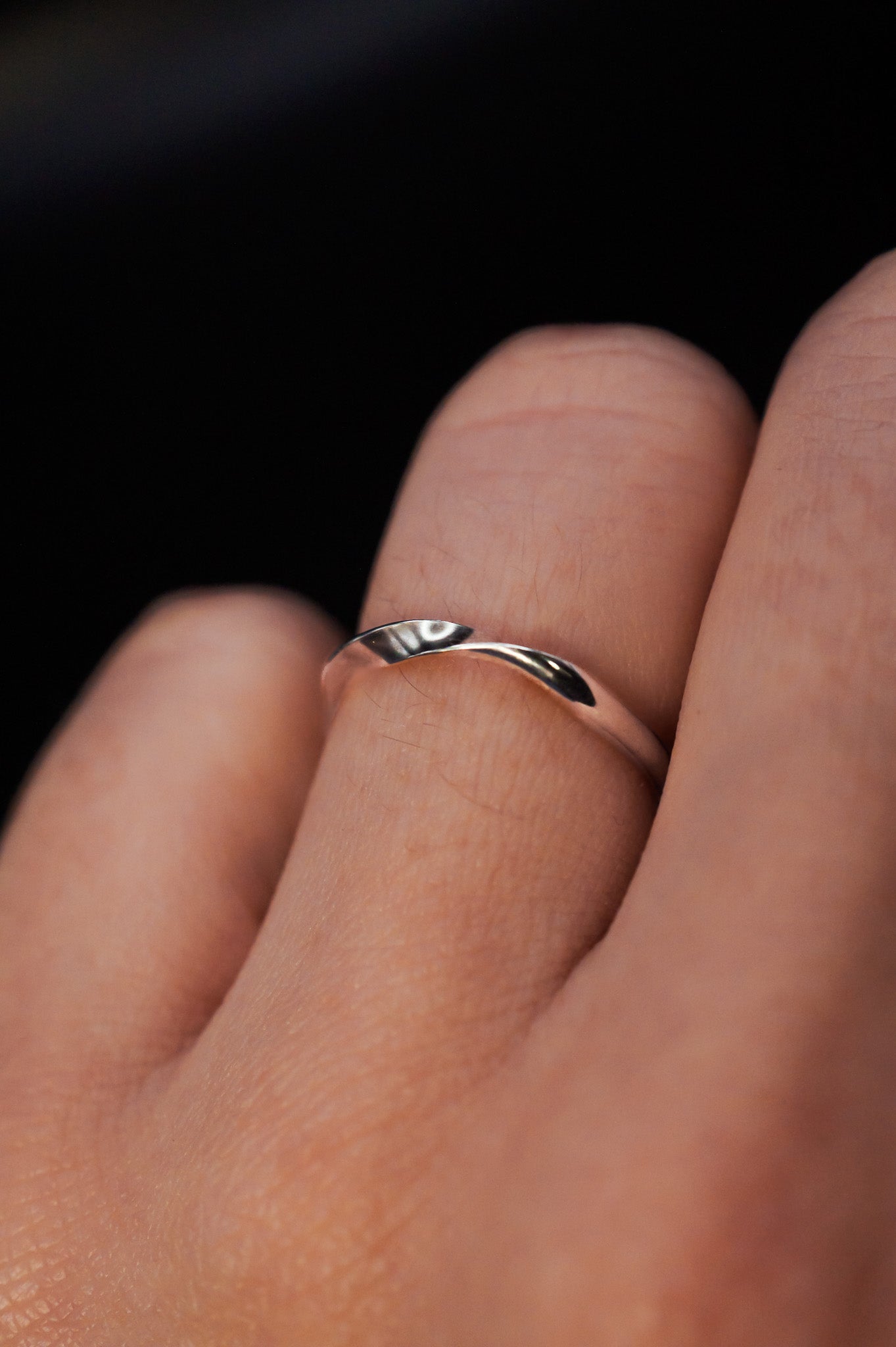 Möbius Band, Sterling Silver