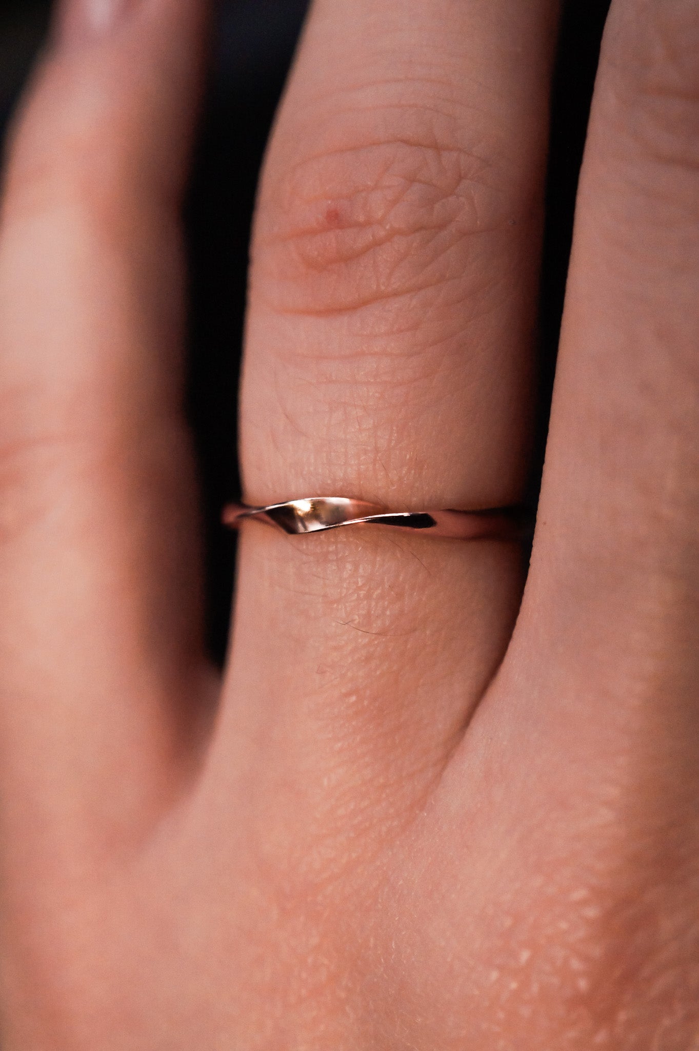 Möbius Band, 14K Rose Gold Fill