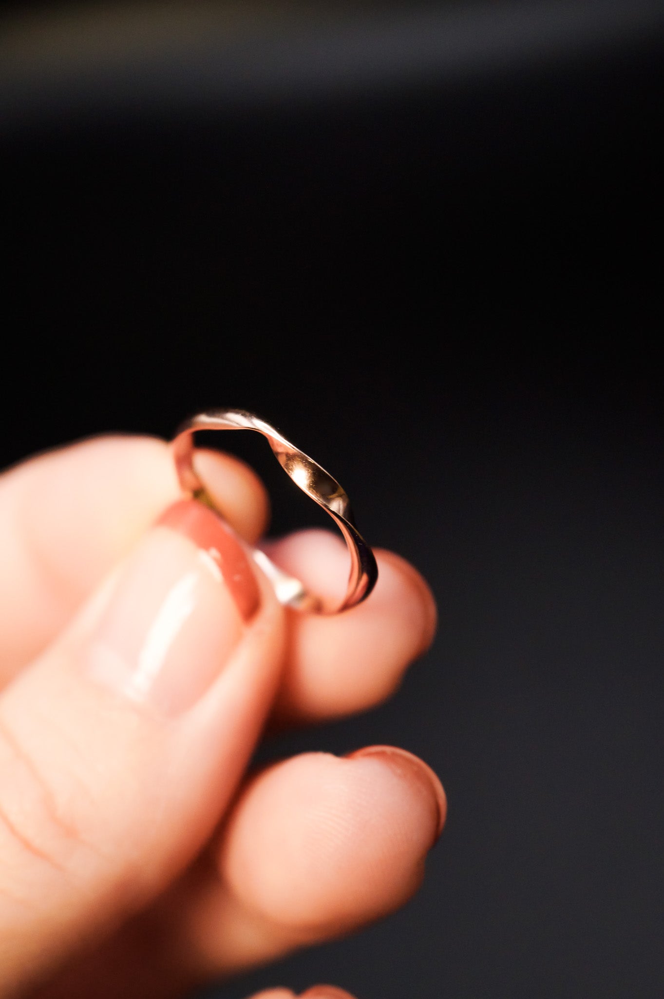 Möbius Band, 14K Rose Gold Fill