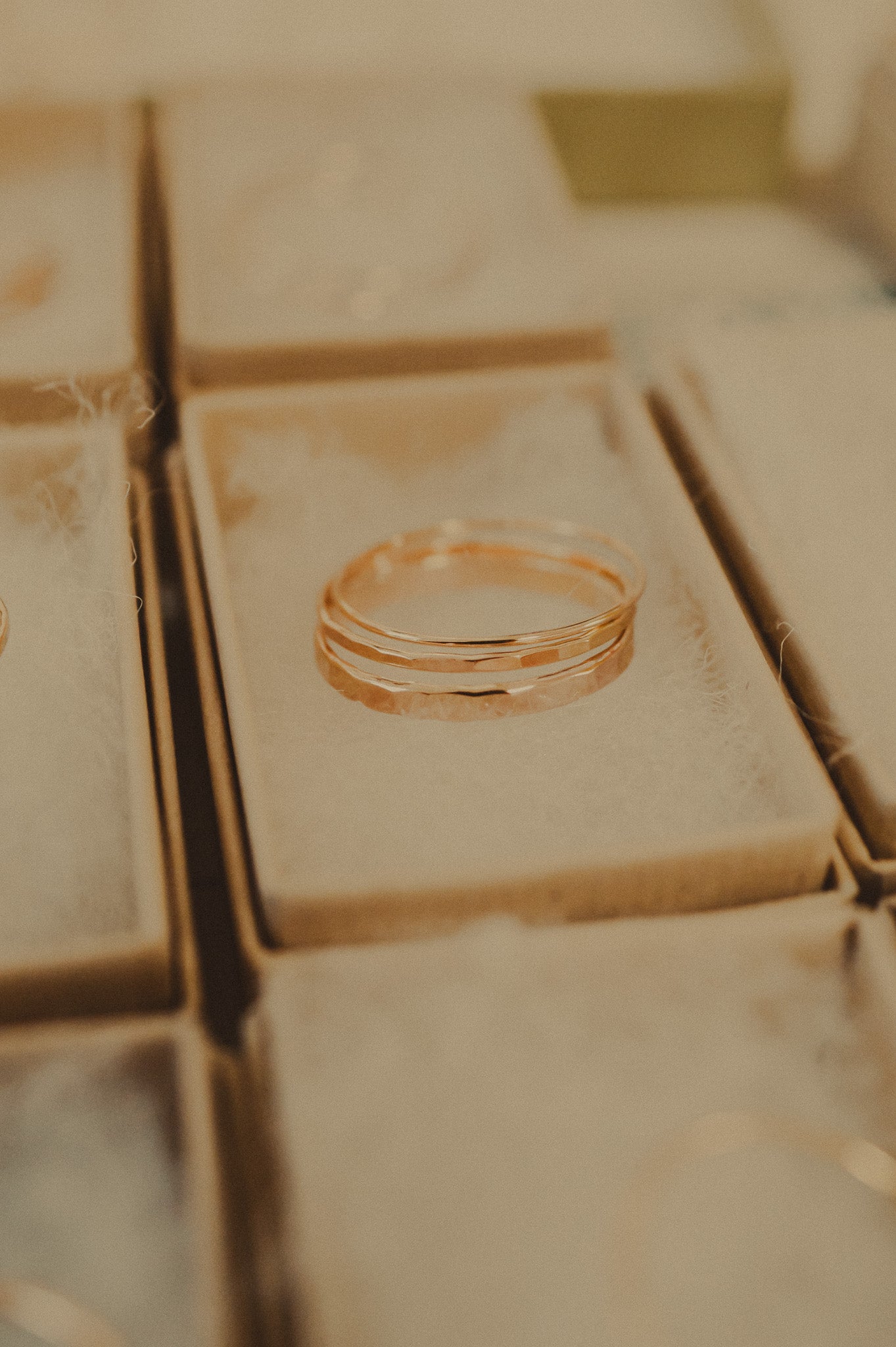 Basic Stacking Set Of 3 Rings, Gold Fill, Rose Gold Fill or Sterling Silver