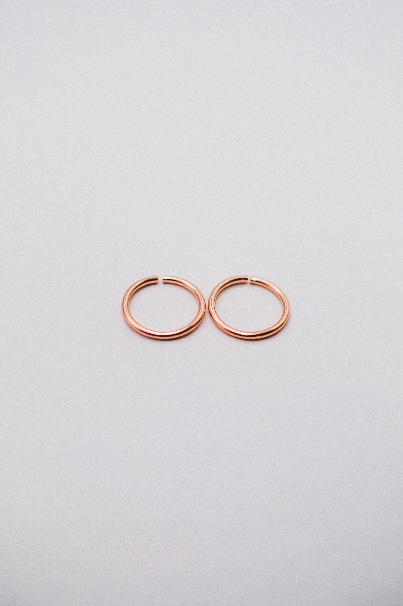 Huggie Hoop Earring in 14K Rose Gold Fill