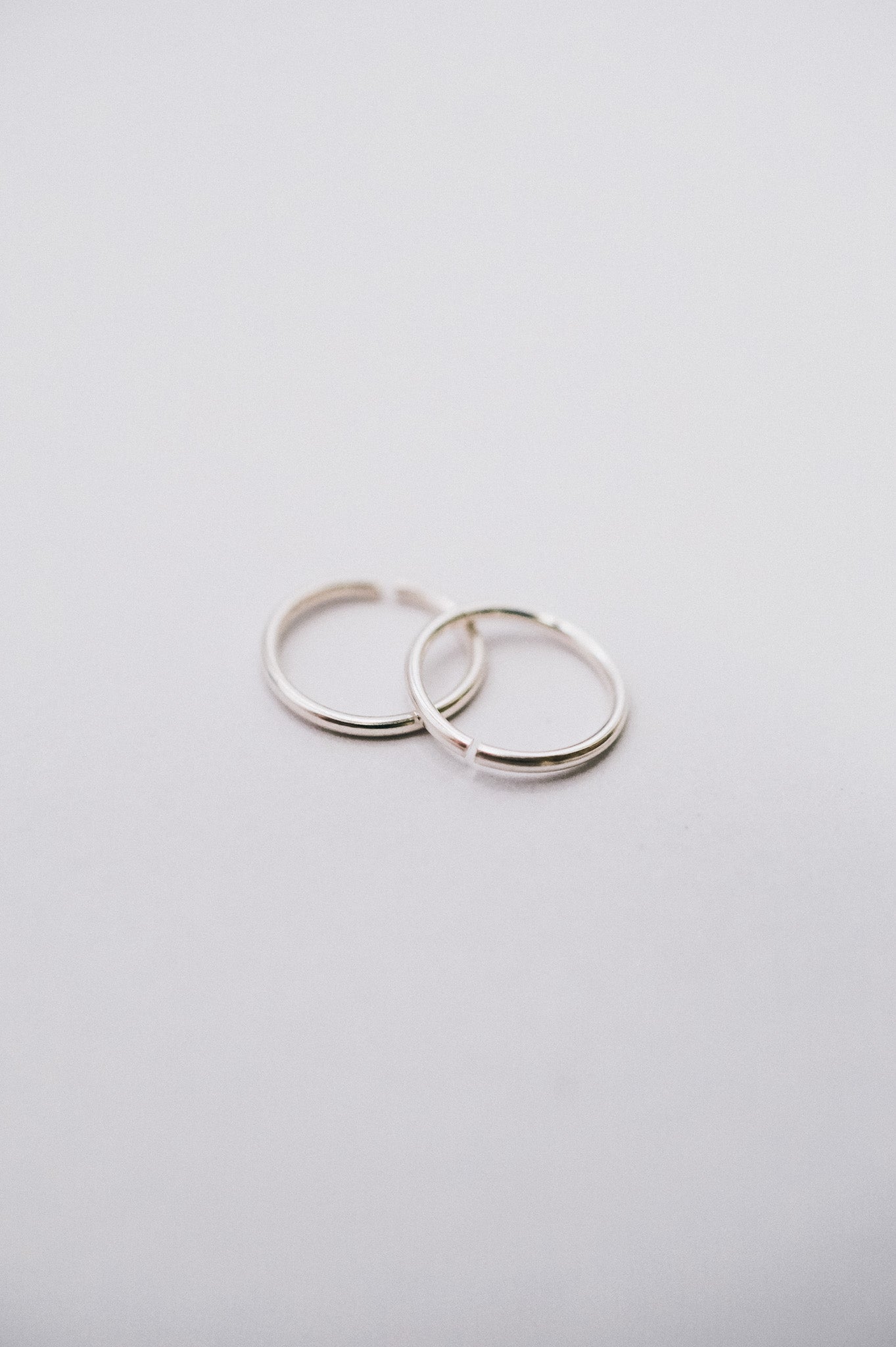 Huggie Hoop Earring in Sterling Silver