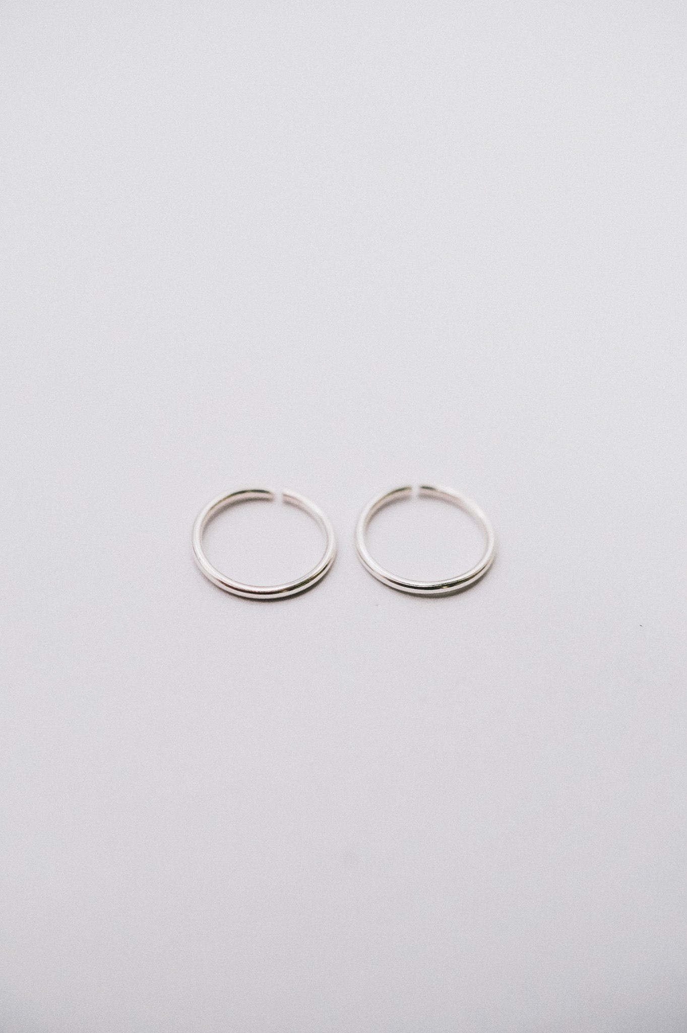 Huggie Hoop Earring in Sterling Silver