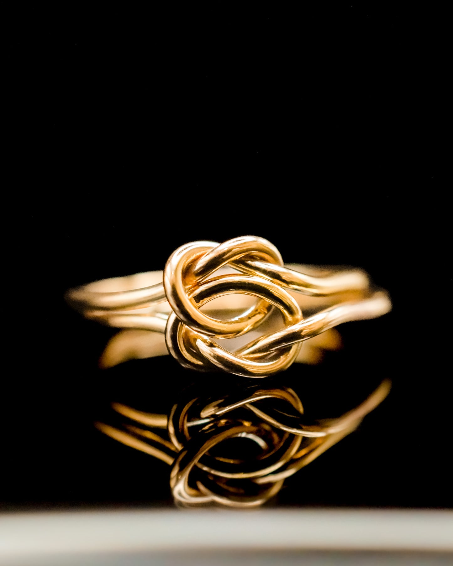 Double Knot Ring, 14K Gold Fill