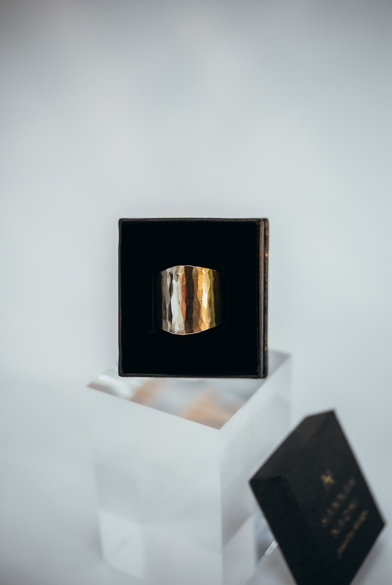 Small Shield Ring, 14K Gold Fill