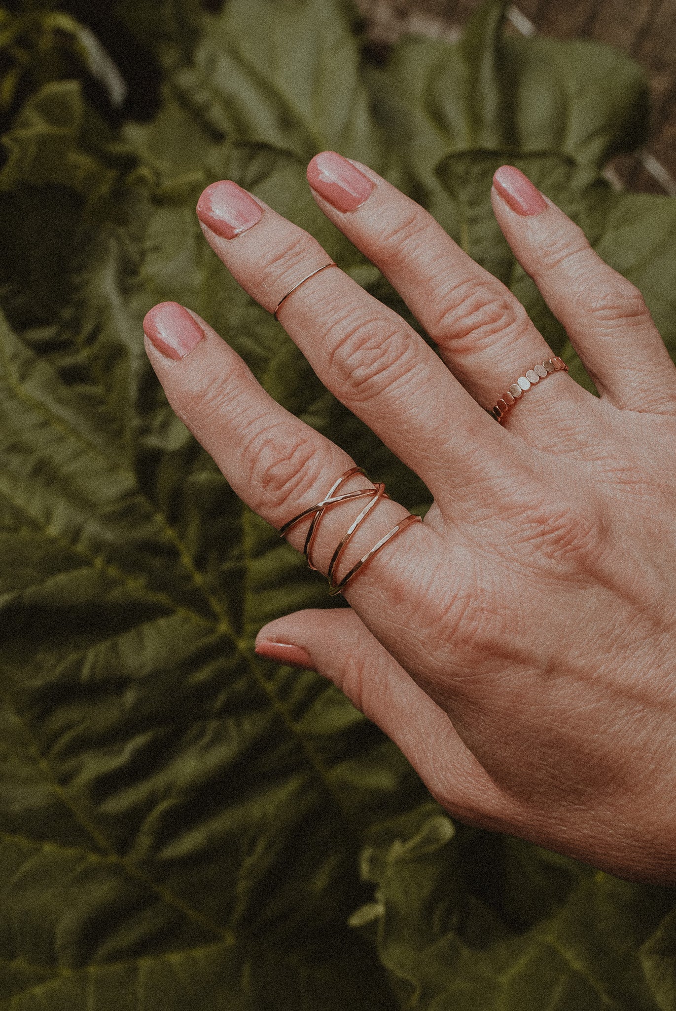 Large Wraparound Ring, 14K Rose Gold Fill