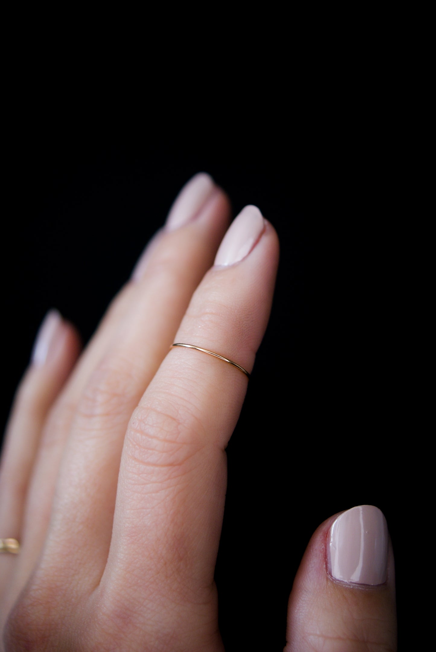 Ultra Thin Ring, 14K Rose Gold Fill