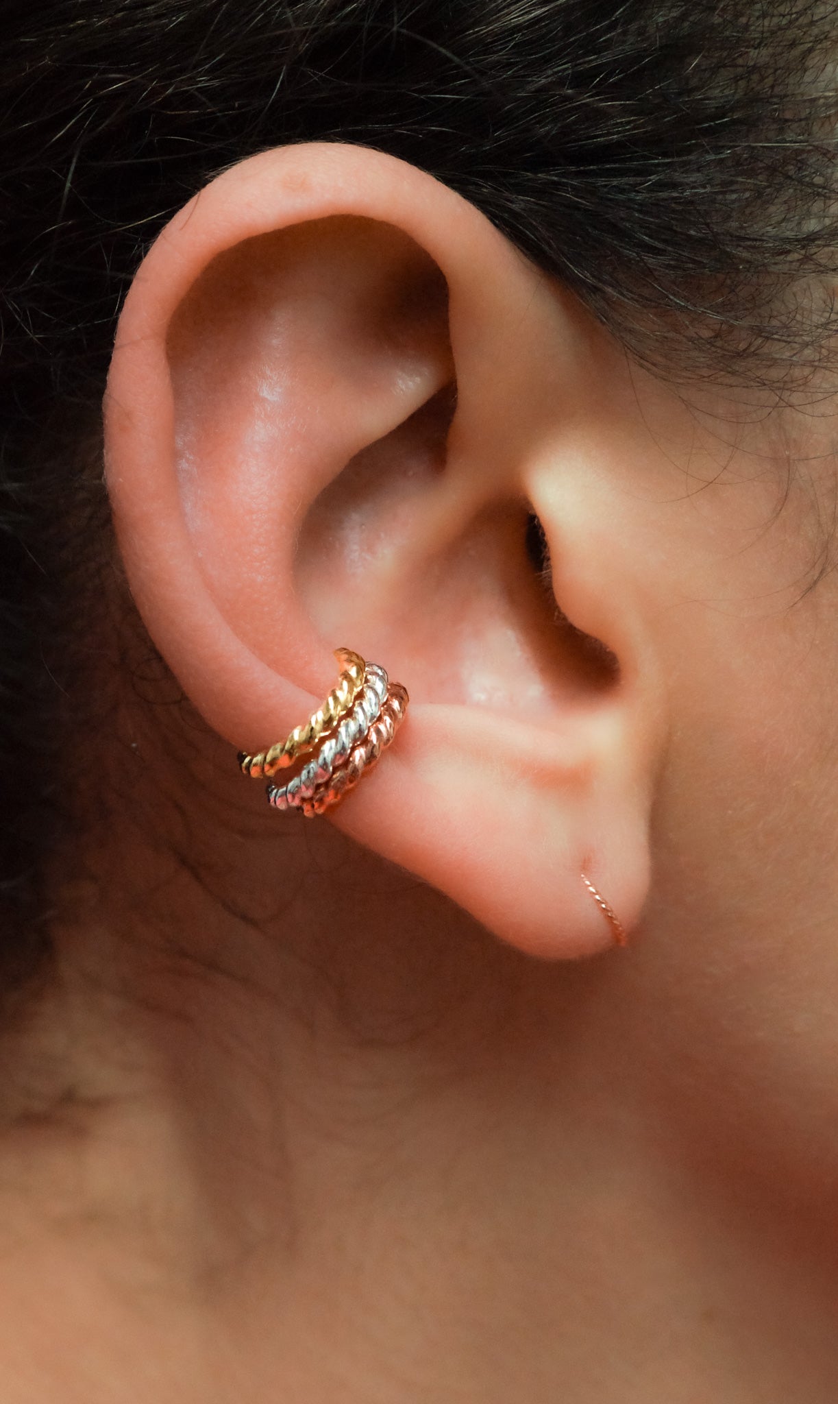 Chunky Twist Ear Cuff