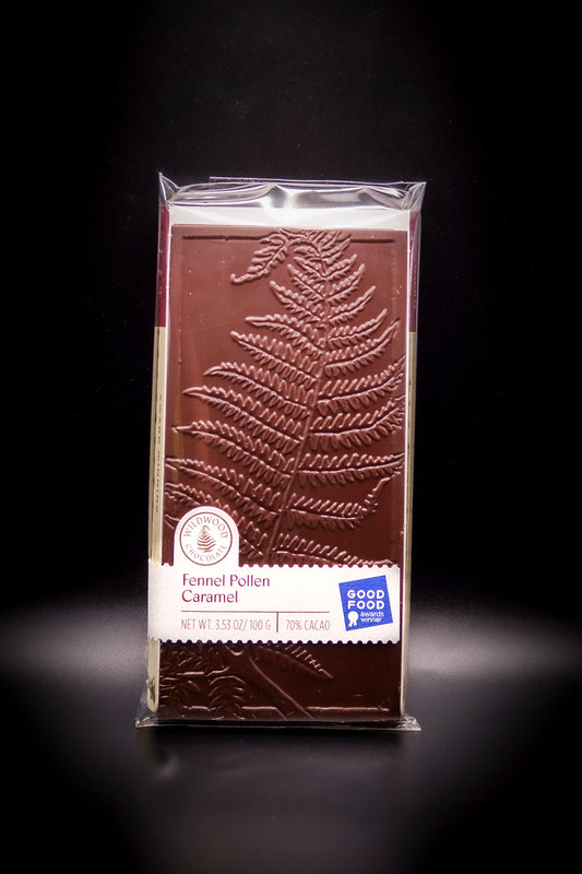 Fennel Pollen Caramel Chocolate Bar