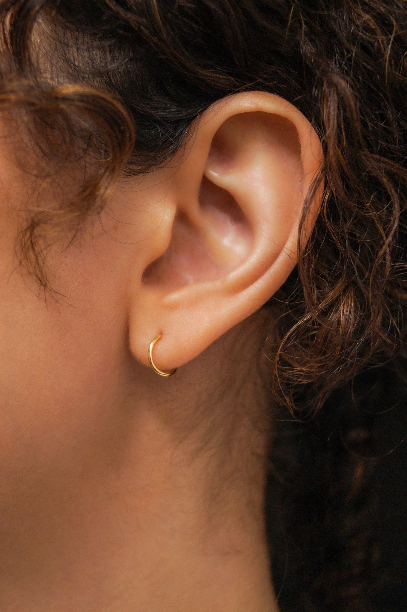 Huggie Hoop Earring in 14K Gold Fill