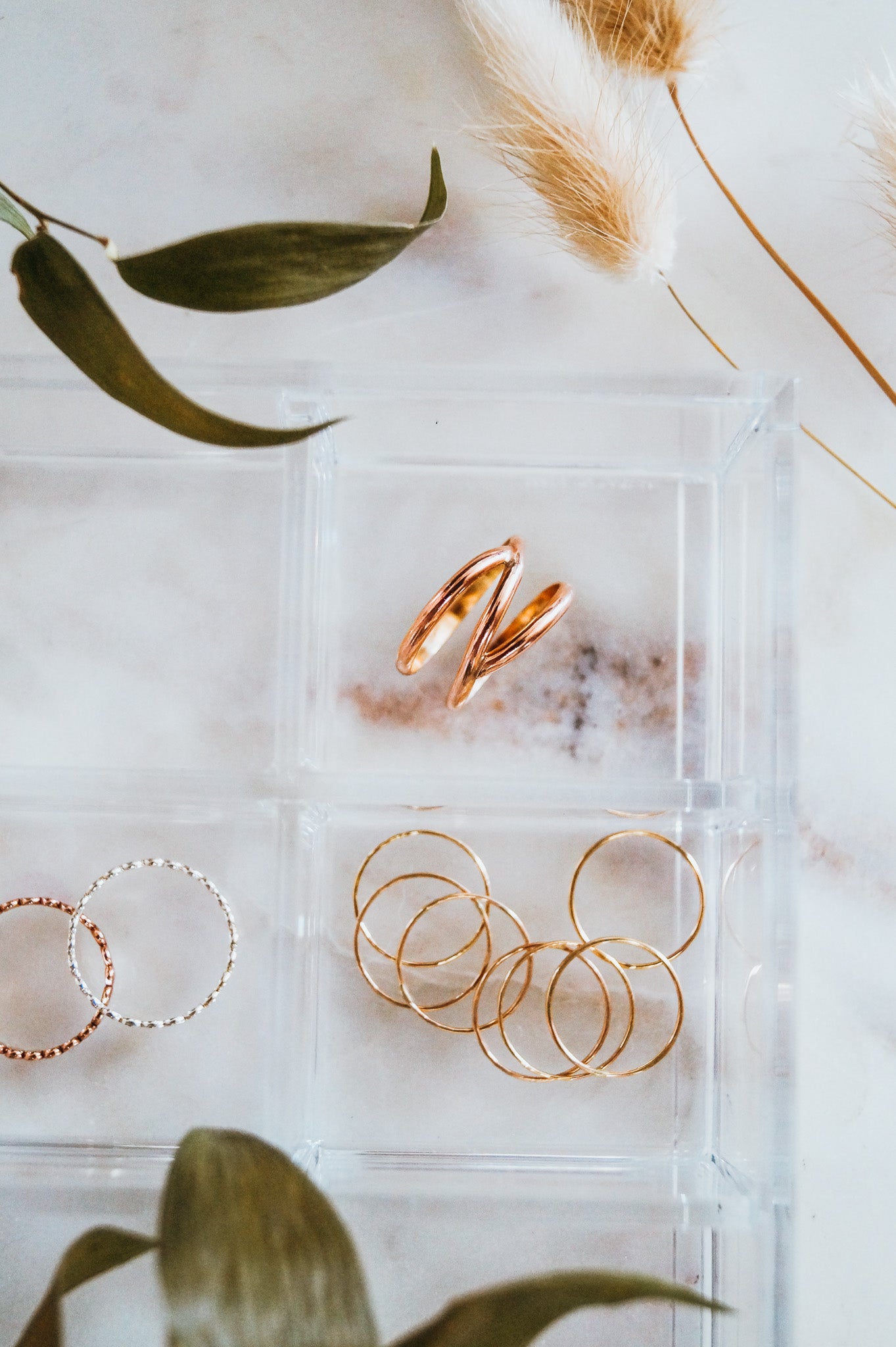 Branch Ring, 14K Rose Gold Fill