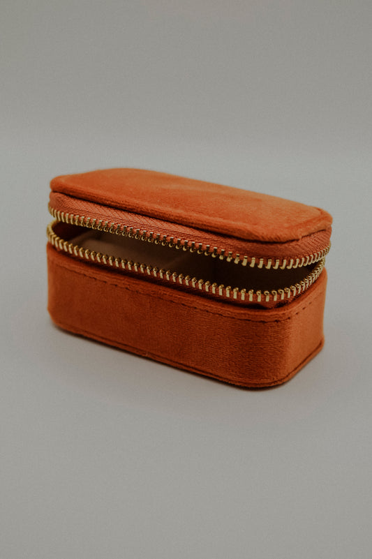Mini Zipper Jewelry Travel Case