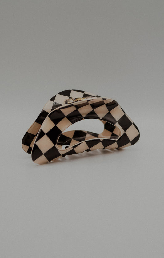 Checkered Hair Claws