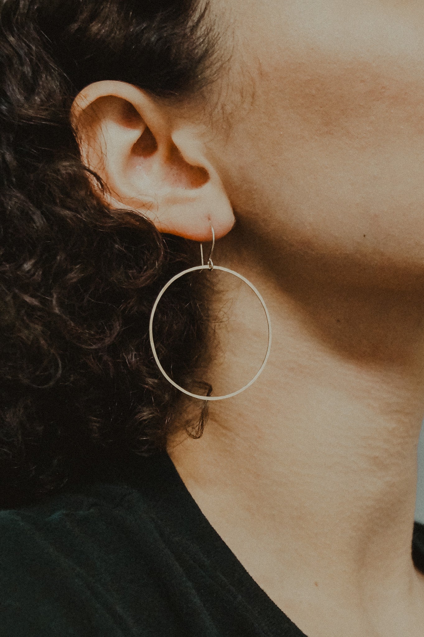 Full Circle Hoop Earrings, Gold Fill, Rose Gold Fill, or Sterling Silver 14K Gold Fill / 2.5”