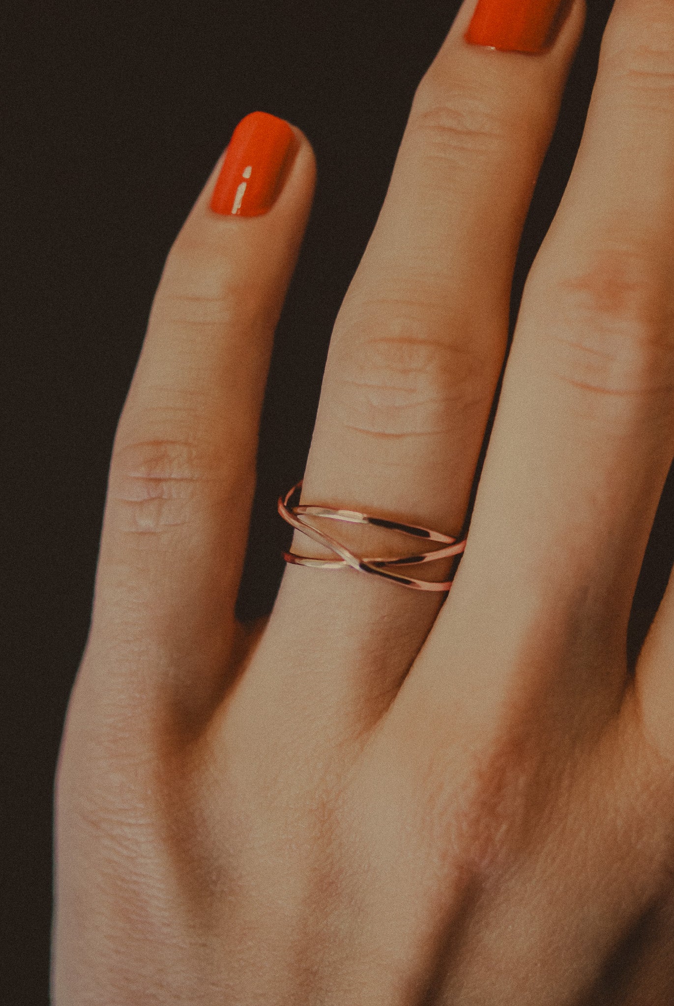 Wraparound Ring, 14K Rose Gold Fill