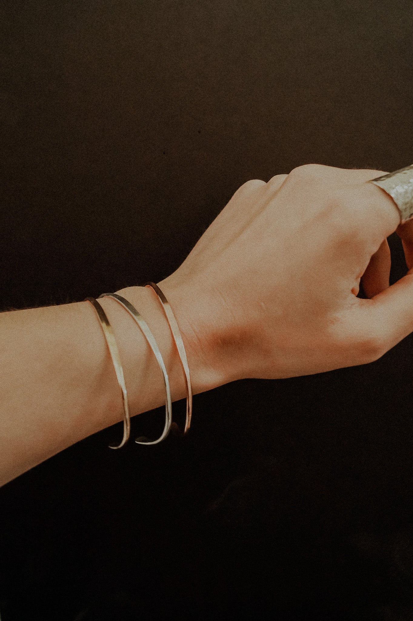 Sunburst Cuff, Gold Fill, Rose Gold Fill, or Sterling Silver