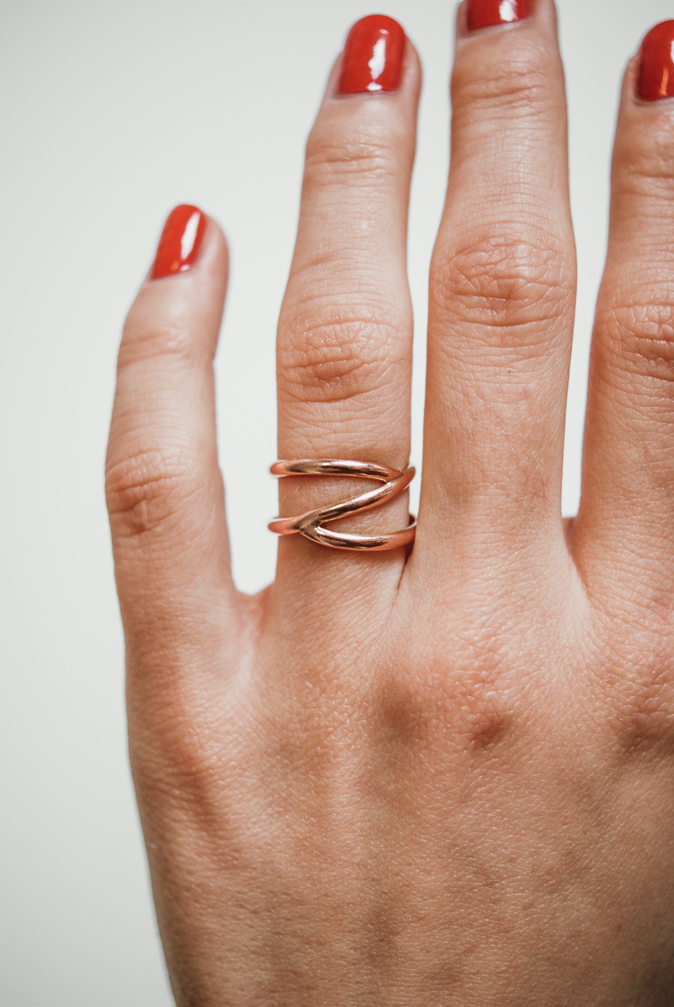 Branch Ring, 14K Rose Gold Fill