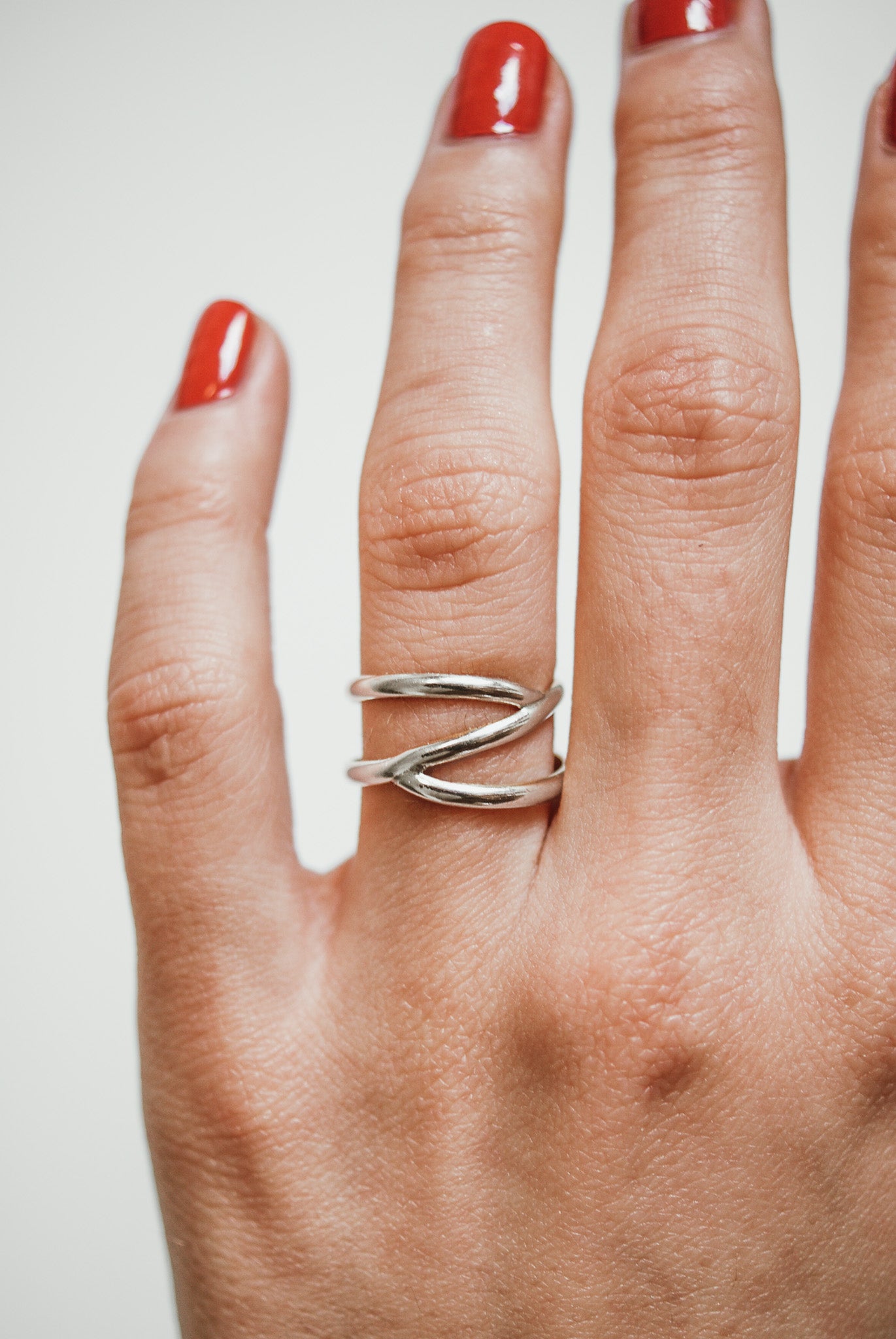 Branch Ring, Sterling Silver