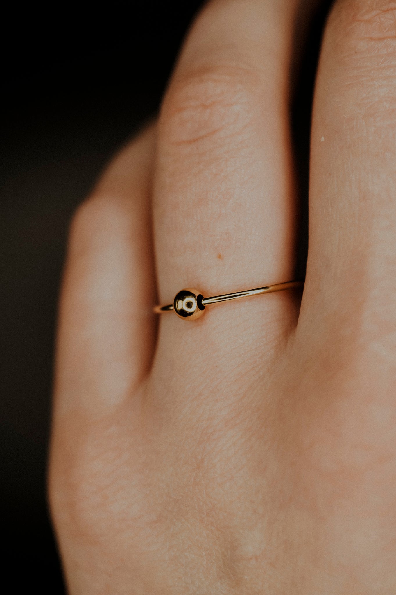 Spinner Ring, 14K Gold FIll