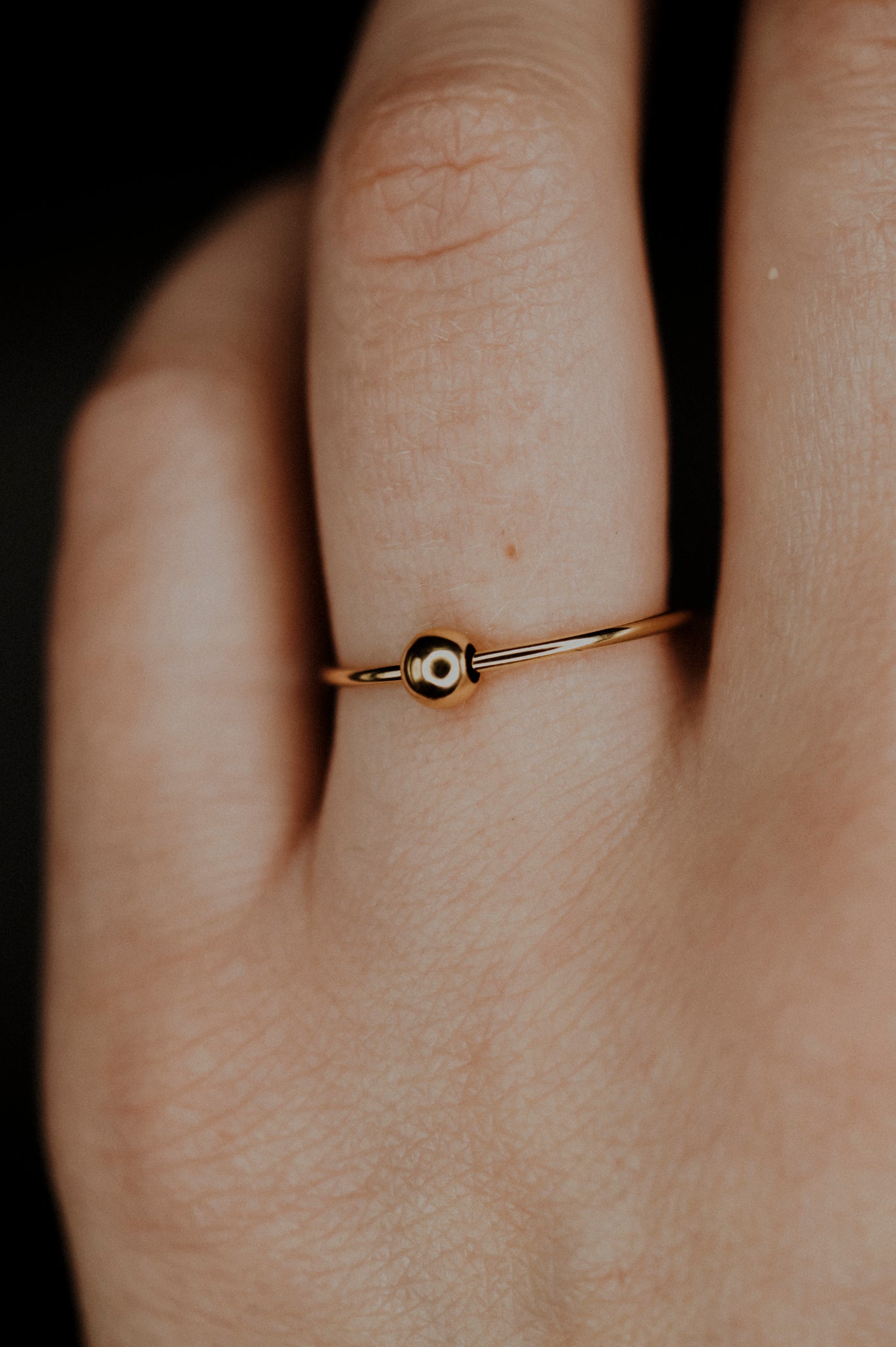 Spinner Ring, 14K Gold FIll