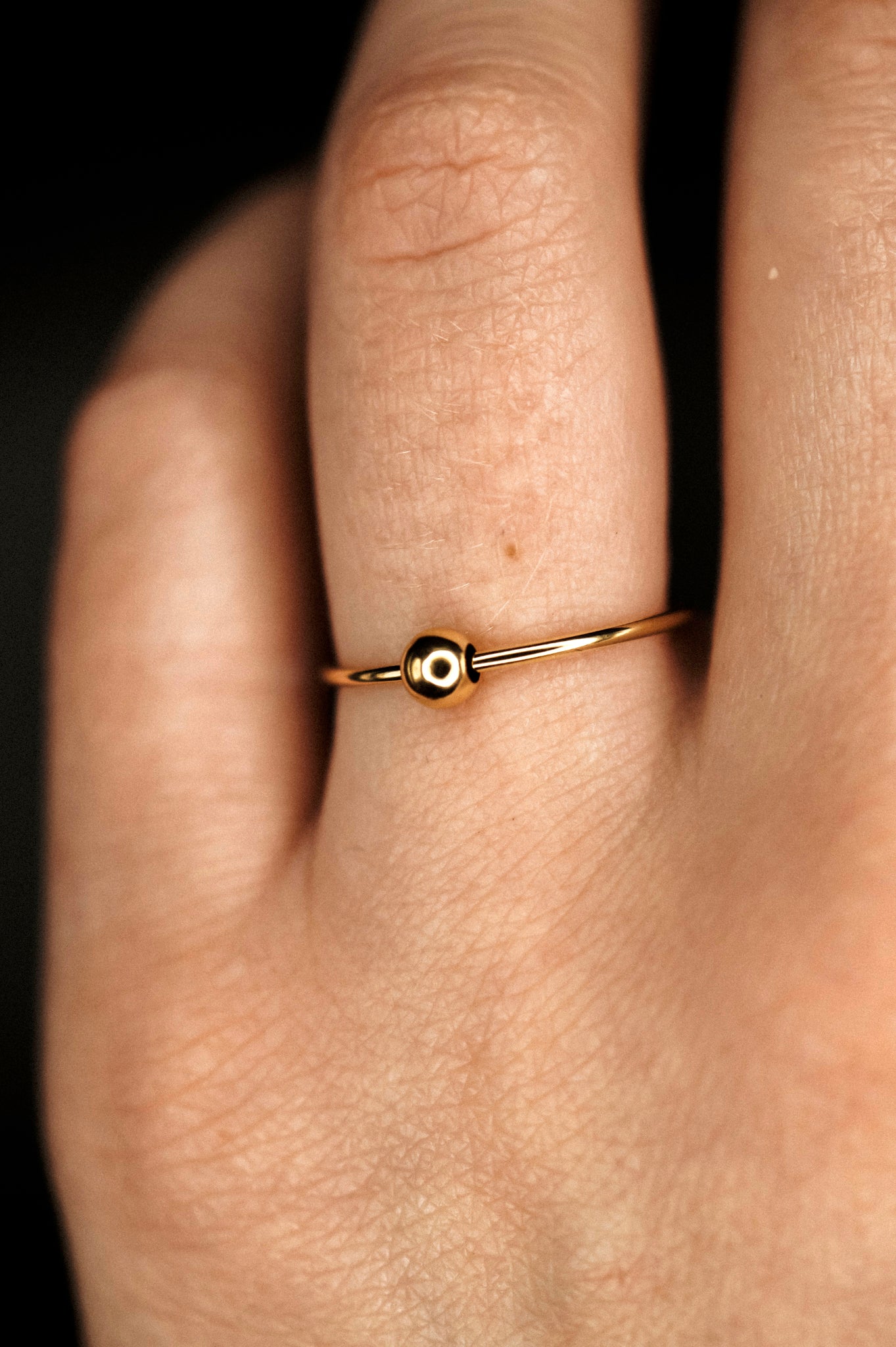 Spinner Ring, 14K Gold FIll