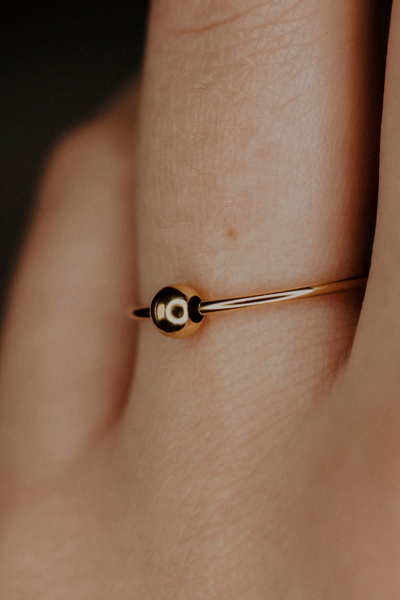 Spinner Ring, 14K Gold FIll