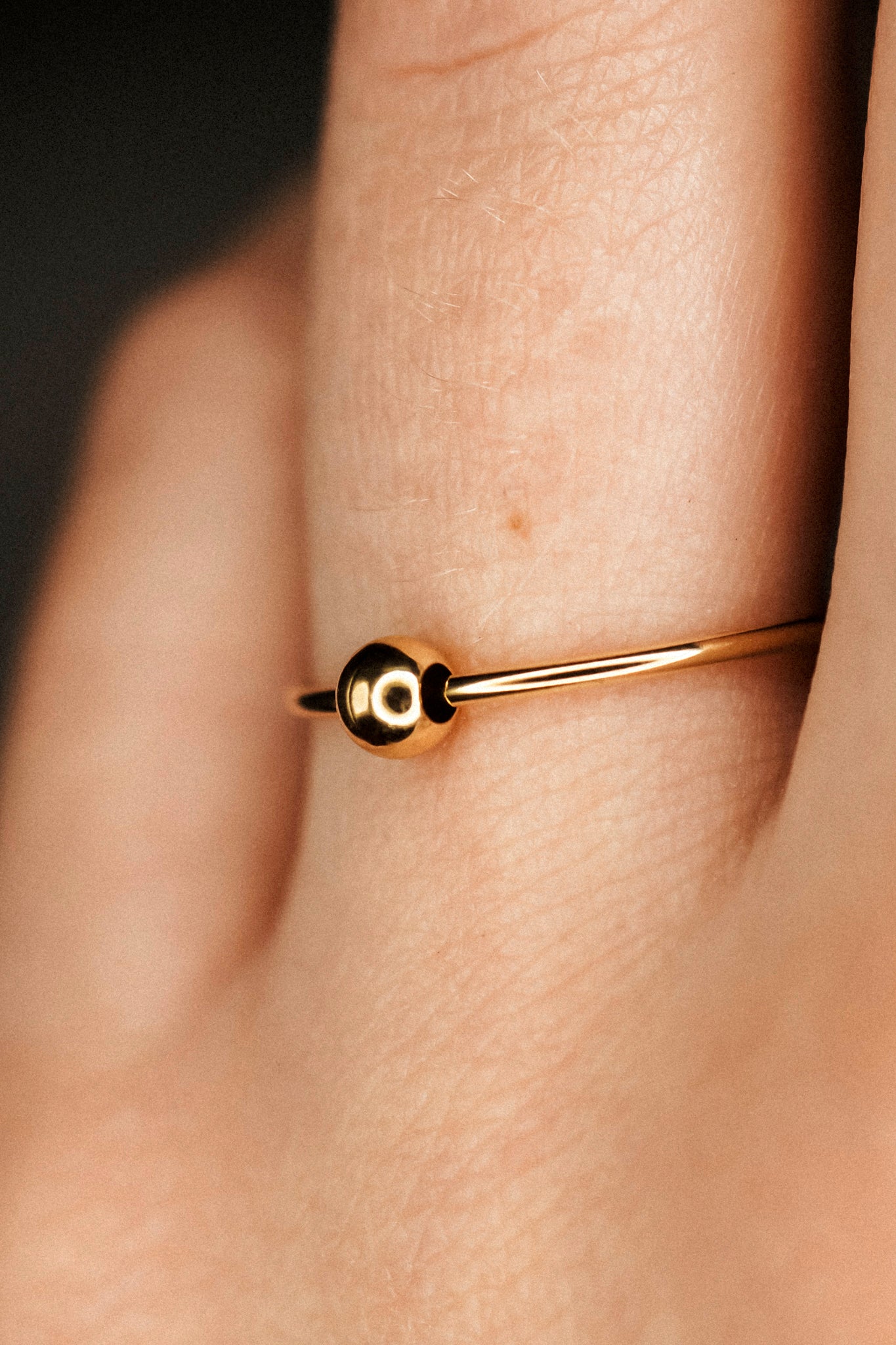 Spinner Ring, 14K Gold FIll