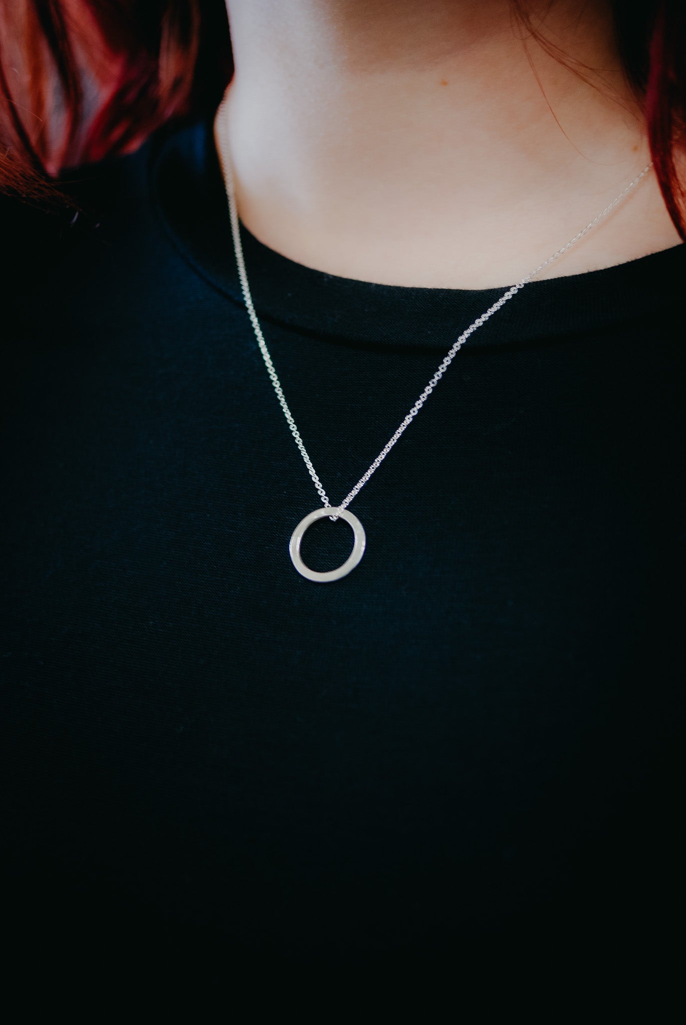 Mini Open Circle Pendant