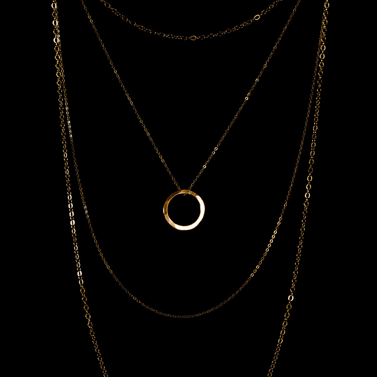 Mini Open Circle Pendant