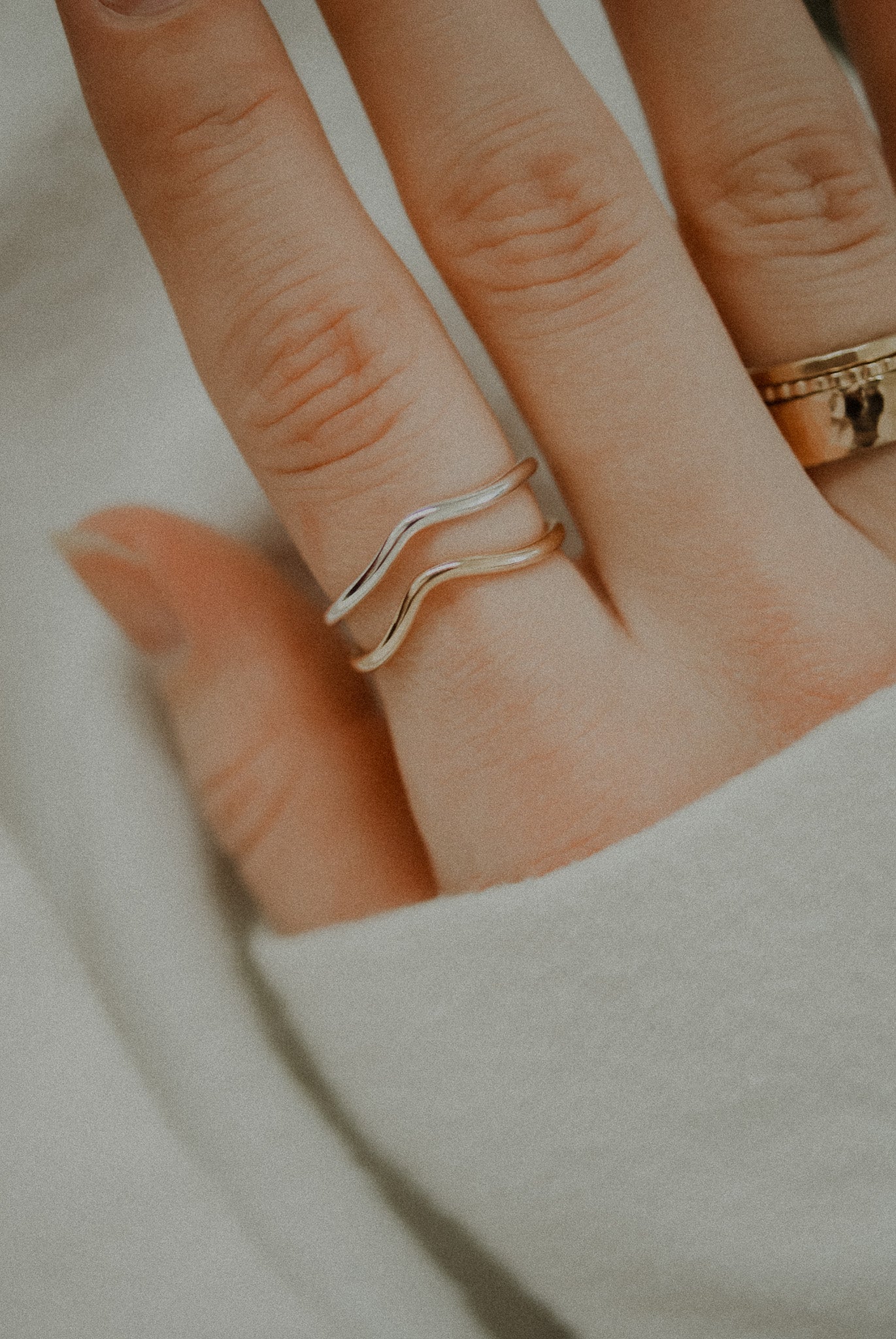 Teardrop Ring, Sterling Silver